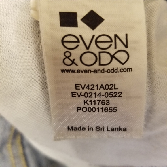 Even & Odd Denim Embroidered Shorts - Picture 6 of 7